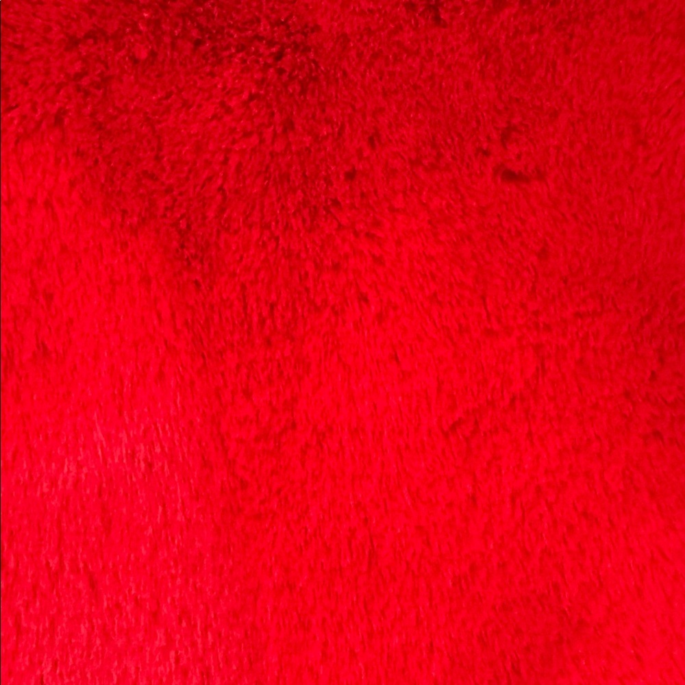 ⚡️FLASH SALE - Red Cropped Faux Fur Jacket - Picture 5 of 5